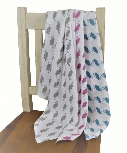 CLEARANCE MuslinZ Bamboo/Organic Cotton Muslin Swaddle