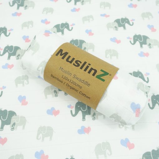 CLEARANCE MuslinZ Bamboo/Organic Cotton Muslin Swaddle