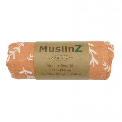 CLEARANCE MuslinZ Bamboo/Organic Cotton Muslin Swaddle