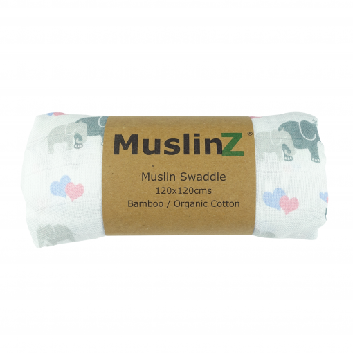 CLEARANCE MuslinZ Bamboo/Organic Cotton Muslin Swaddle