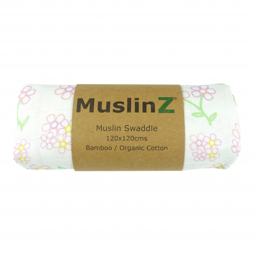 CLEARANCE MuslinZ Bamboo/Organic Cotton Muslin Swaddle
