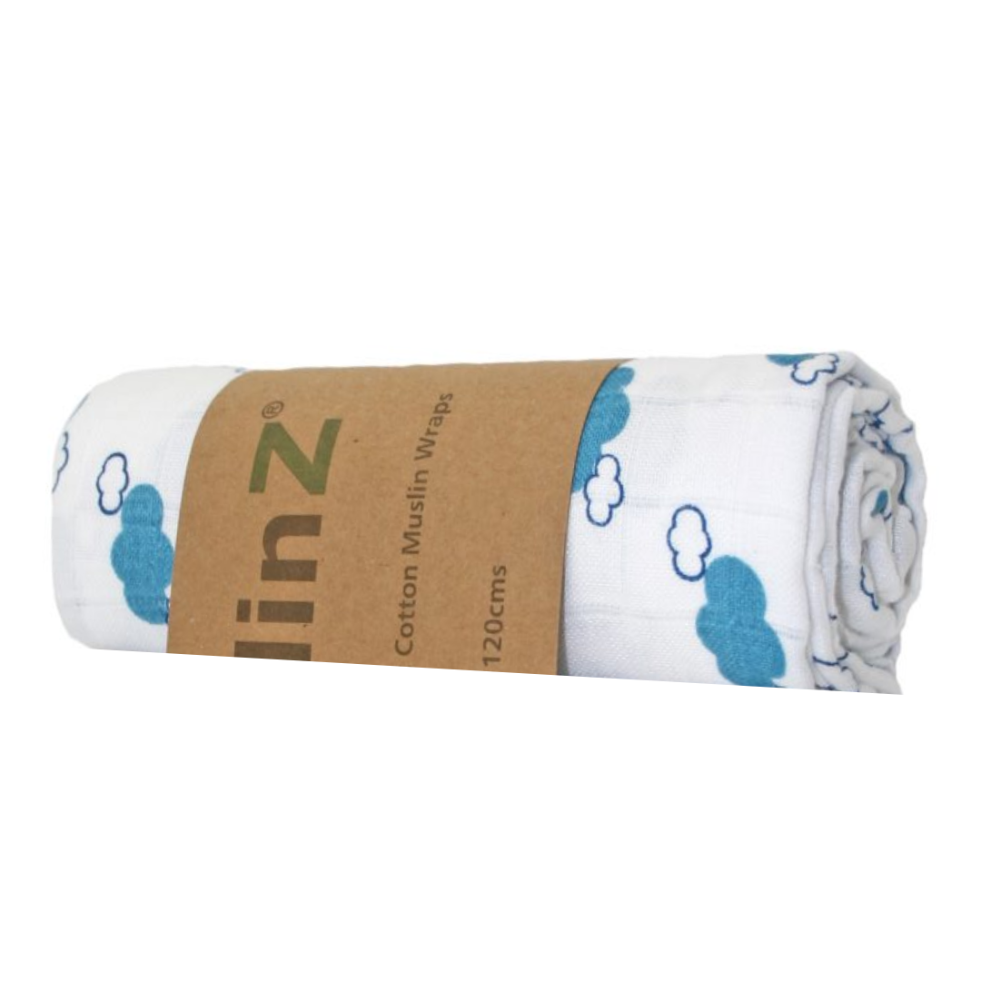 CLEARANCE MuslinZ Bamboo/Organic Cotton Muslin Swaddle