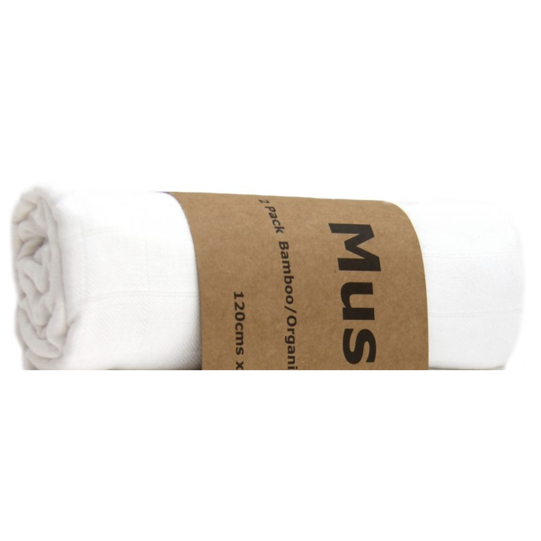 CLEARANCE MuslinZ Bamboo/Organic Cotton Muslin Swaddle