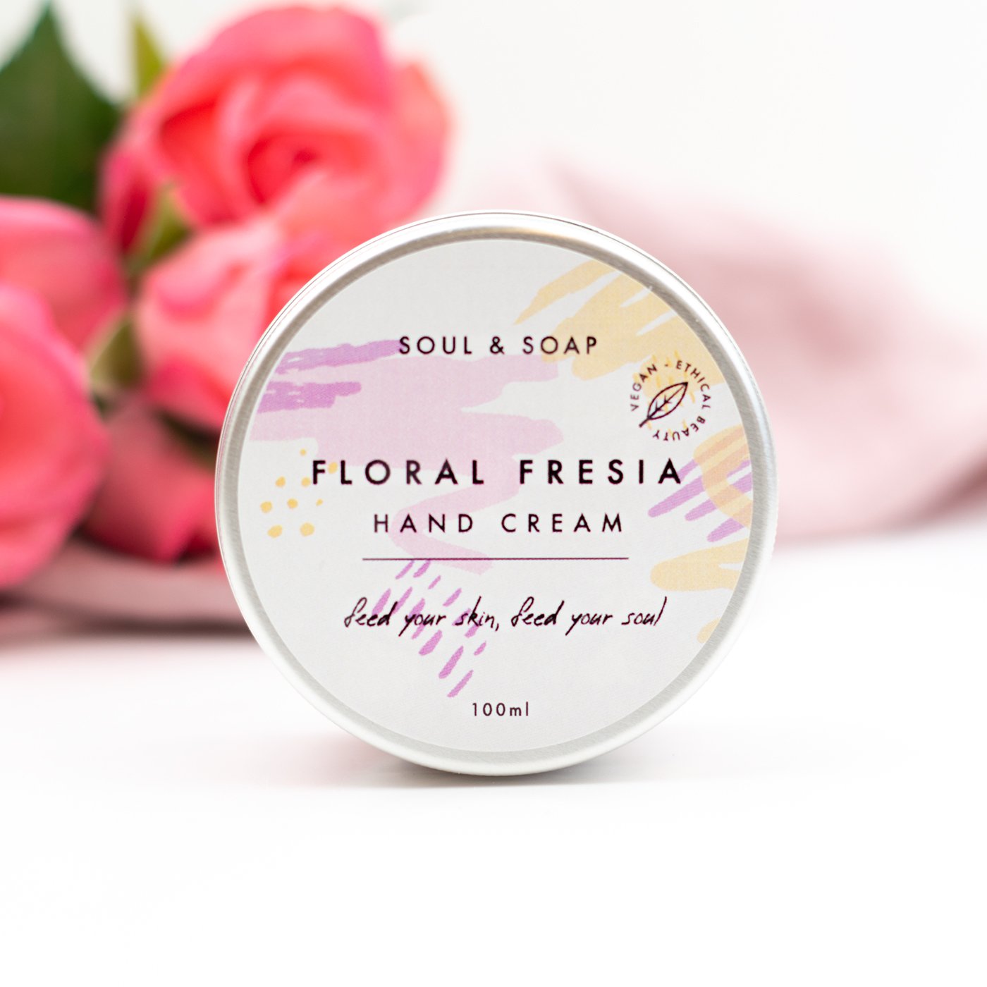 Soul & Soap Floral Freesia Moisturising Hand Cream