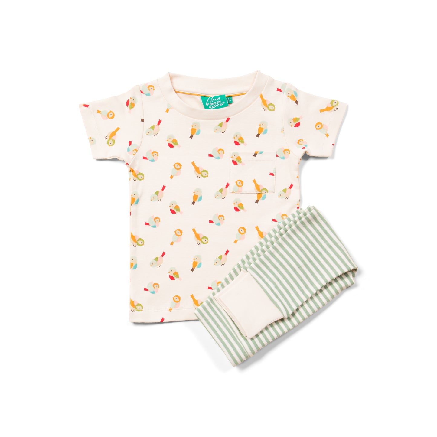 LGR Little Birds Organic T-Shirt & Jogger Playset