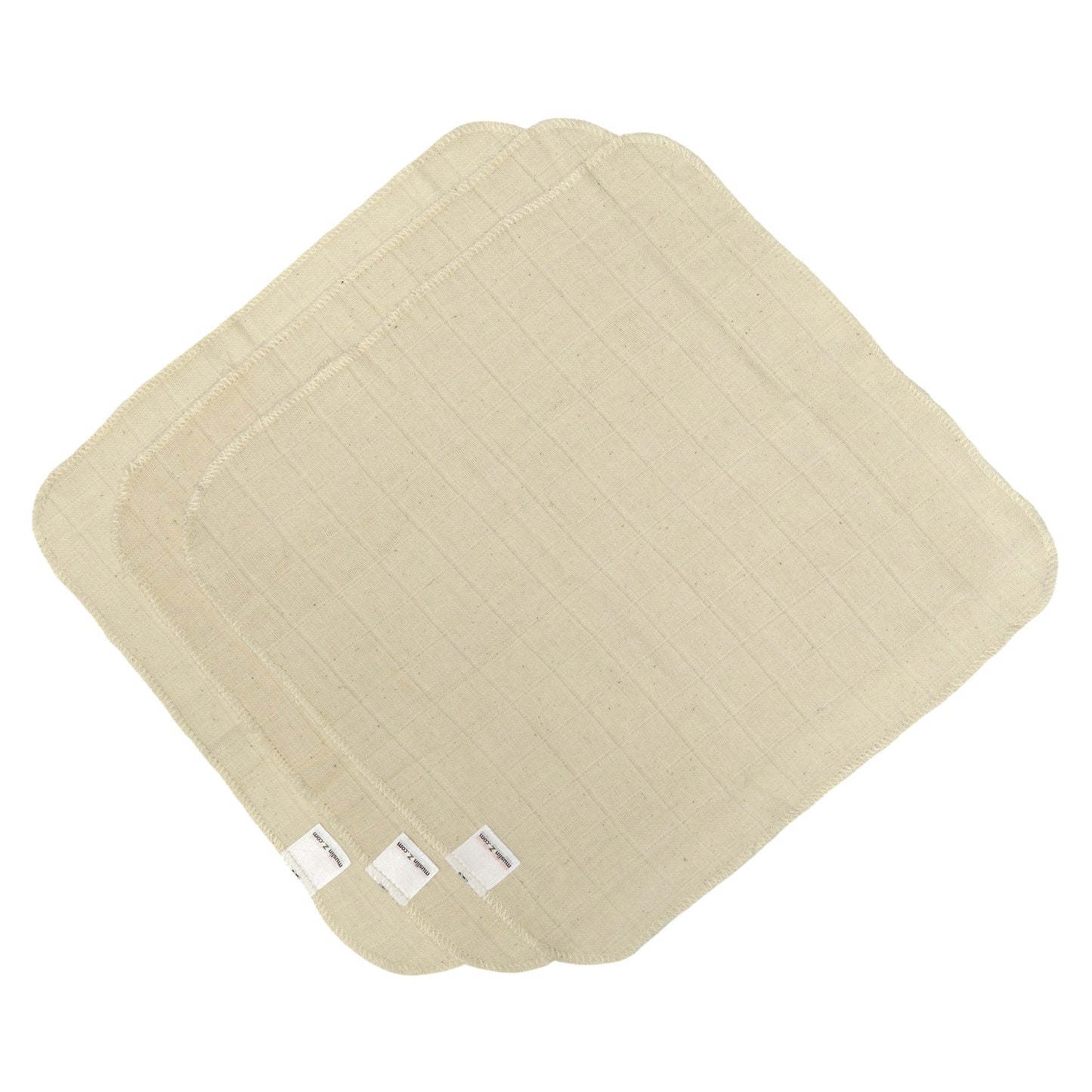 MuslinZ 30cm Face Cloths/Handkerchiefs/Wipes