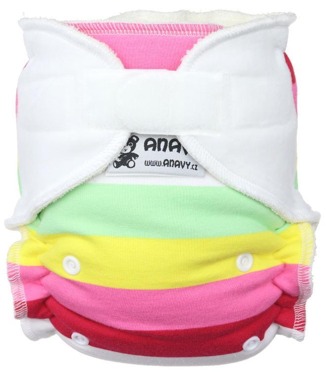 CLEARANCE Anavy Onesize Fitted Nappy - Hook & Loop