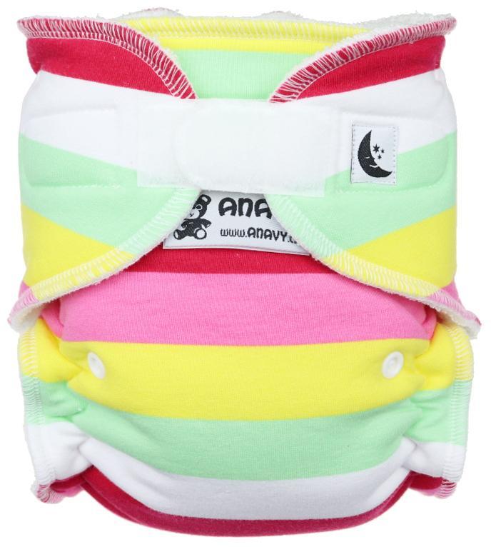 CLEARANCE Anavy Toddler Fitted Nappy - Hook & Loop