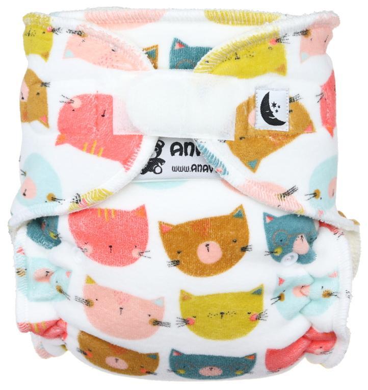 CLEARANCE Anavy Toddler Fitted Nappy - Hook & Loop