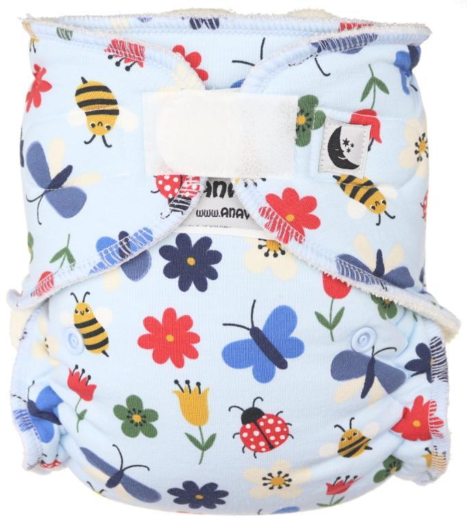 CLEARANCE Anavy Toddler Fitted Nappy - Hook & Loop