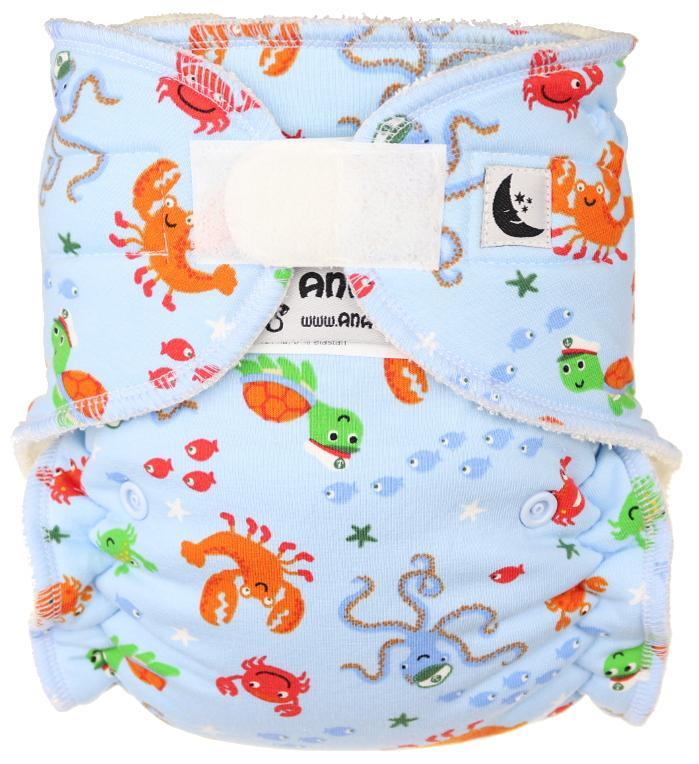 CLEARANCE Anavy Toddler Fitted Nappy - Hook & Loop