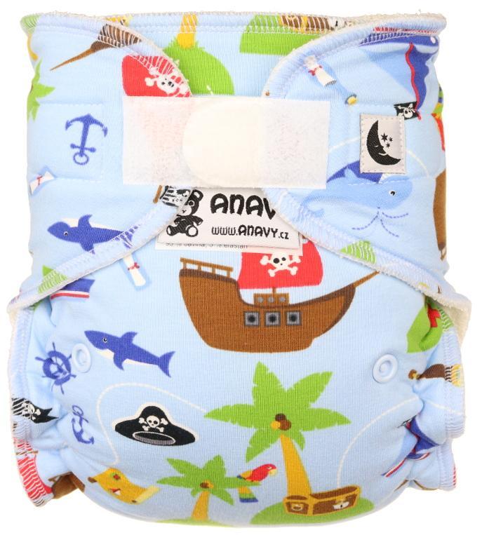 CLEARANCE Anavy Toddler Fitted Nappy - Hook & Loop