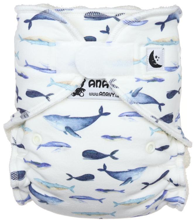 CLEARANCE Anavy Toddler Fitted Nappy - Hook & Loop