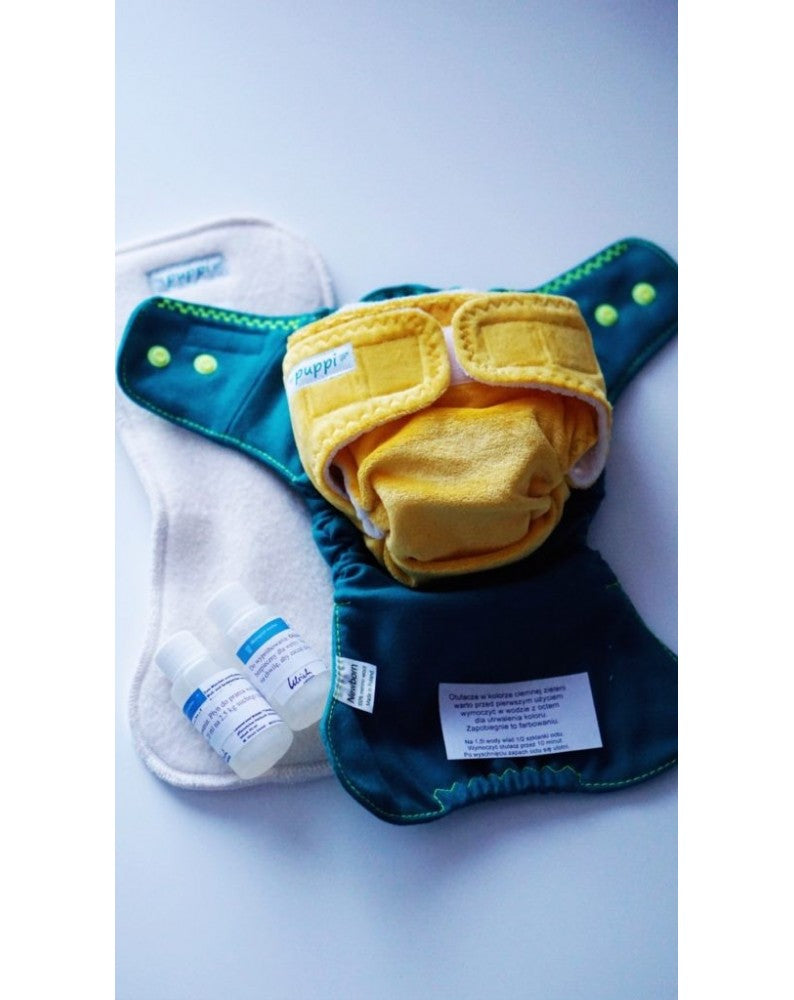 Puppi Newborn *Super Slim* Fitted Nappy: Snaps