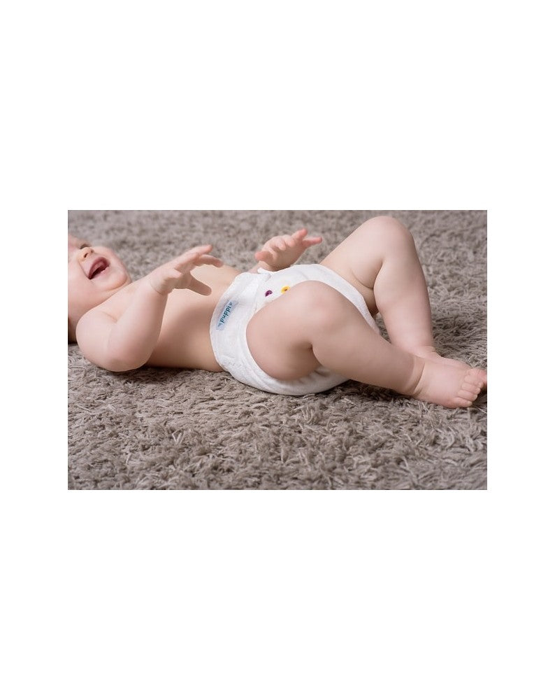 Puppi Onesize *Super Slim* Fitted Nappy: Hook & Loop